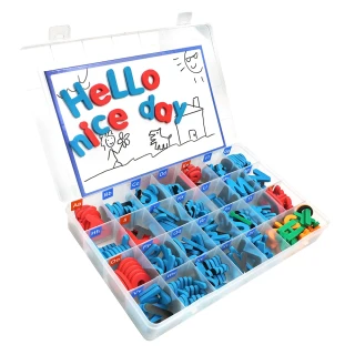 【OKAY!】abc字母教學 遊戲磁鐵 孩子教育玩具早教學習 磁鐵版 851-ABC(小磁鐵 英文磁鐵貼 字母教學教材)