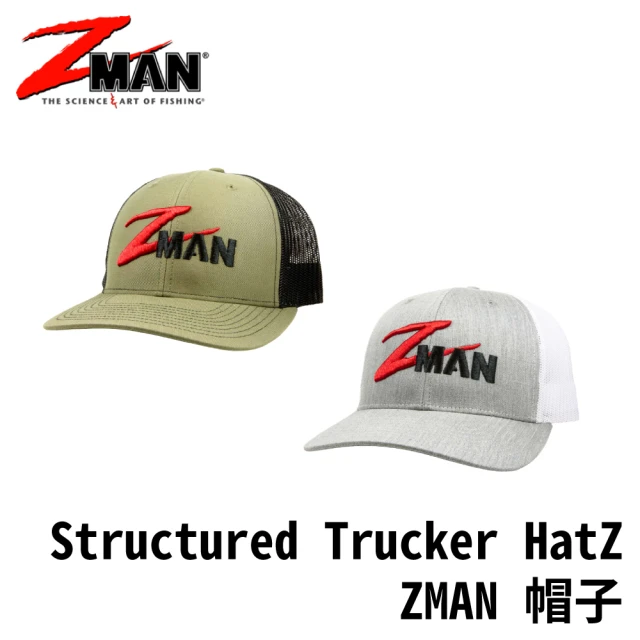 RONIN 獵漁人 Z-MAN 網眼卡車帽(卡車帽 釣魚帽 防曬帽 網眼帽 LOGO帽 老帽 鴨舌帽)