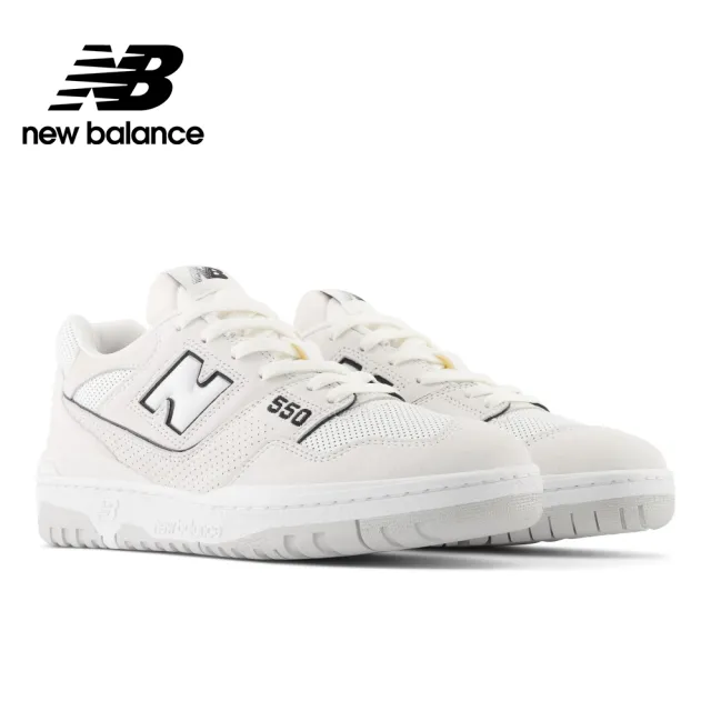 【NEW BALANCE】NB 運動鞋/復古鞋_男鞋/女鞋_灰白色_BB550PRB-D