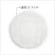 【FOXRUN】8吋蕾絲花邊蛋糕紙墊24入 白(烘焙紙墊 花墊紙)