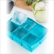 【FOXRUN】Tulz 6格方塊製冰盒 藍(威士忌 冰塊盒 冰塊模 冰模 冰格)