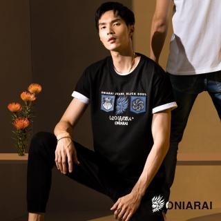 【BLUE WAY】男裝 網路獨家大和魂金元袋 短袖 上衣-鬼洗