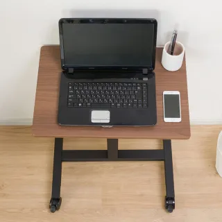 【NITORI 宜得利家居】網購限定 升降 電腦桌 辦公桌 工作桌 邊桌 TEN 60 MBR/BK EC(電腦桌 辦公桌)