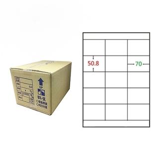 【鶴屋】A4電腦標籤 50.8x70mm 直角 15格 1000張入 / 箱(L5170 LX)