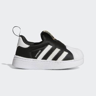 【adidas 愛迪達】SUPERSTAR 360 運動休閒鞋(GX3233 男童/女童 ORIGINALS嬰幼童運動鞋 套穿式休閒鞋)