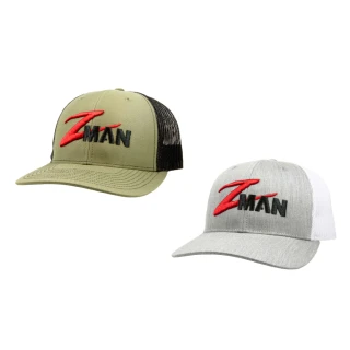 【RONIN 獵漁人】Z-MAN 網眼卡車帽(卡車帽 釣魚帽 防曬帽 網眼帽 LOGO帽 老帽 鴨舌帽)
