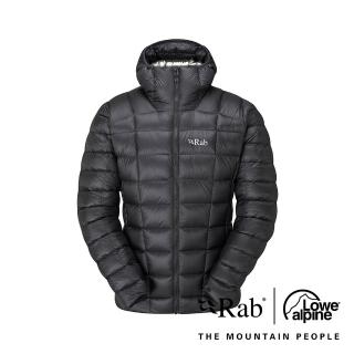 【RAB】Mythic G Jacket 神話極致輕量保暖羽絨連帽外套 男款 黑色 #QDB61