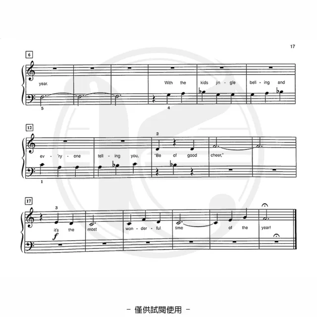 【Kaiyi Music 凱翊音樂】著名的流行聖誕鋼琴歌曲 第1冊
