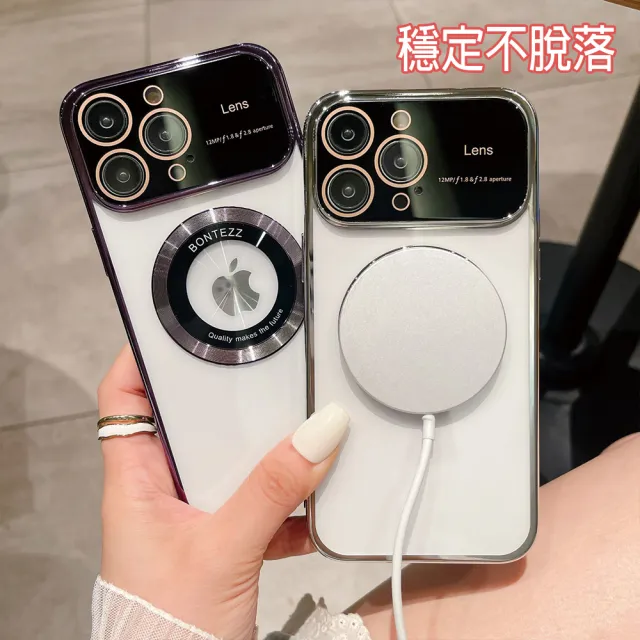 【HongXin】iPhone 15 6.1吋 一體鏡頭大視窗磁吸手機保護殼