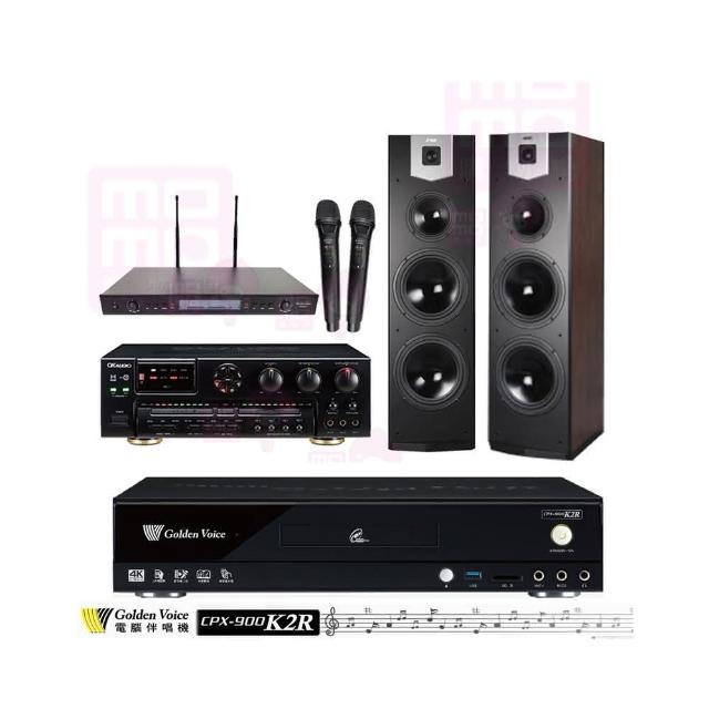 【金嗓】CPX-900 K2R+AK-7+SR-889PRO+SUGAR SK-800V(4TB點歌機+擴大機+無線麥克風+卡拉OK喇叭)