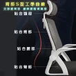 【坐得正】全新福利品 白框黑網+頭枕 辦公椅 電腦椅 人體工學椅 升降椅 電競椅 旋轉椅(OA255WHP)