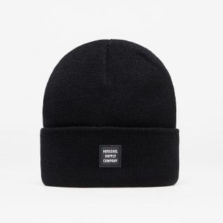【Herschel】Herschel Elmer Abbott Beanie 黑色 全黑 經典 LOGO 時尚 男女 簡約 冬天 針織 帽子 毛帽