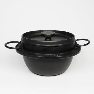 【福介商店】南部鐵器 日本鑄鐵鍋 巖鑄 iwachu 2合炊飯鍋(煮飯 炊飯 燉鍋 湯鍋 平底 雙耳)