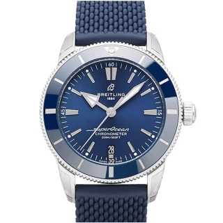 【BREITLING 百年靈】超級海洋文化系列自動上鍊橡膠款x44mm(AB2030161C1S1)
