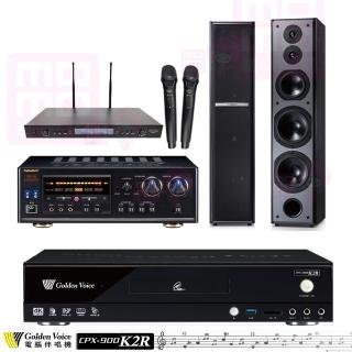 【金嗓】CPX-900 K2R+DSP-A1II+SR-889PRO+TDF M6(4TB點歌機+擴大機+無線麥克風+喇叭)