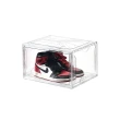 【歐樂生活館】磁吸式鞋盒  透明鞋盒 側開口鞋盒 大號(球鞋收納 穩固疊加 鞋盒 加厚款 硬盒)