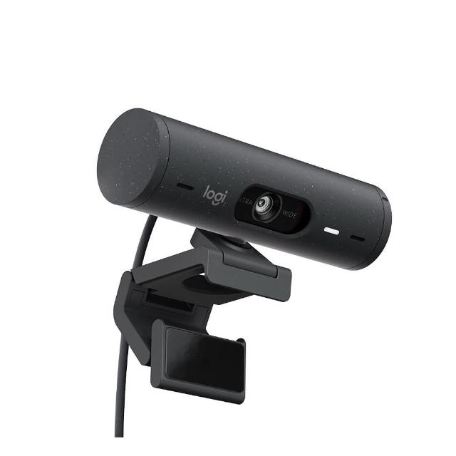 【Logitech 羅技】BRIO 500網路攝影機 視訊鏡頭 視訊攝影機(石墨灰)
