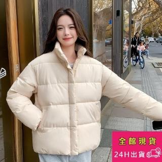 【AS 梨卡】保暖外套 鋪棉外套 大衣 秋冬厚外套 AR217