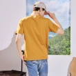 【EDWIN】男裝 小字排列BOX LOGO短袖T恤(土黃色)