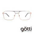 【Gotti】瑞士Gotti Switzerland 潮流雙槓飛行方框光學眼鏡(- JANNY)