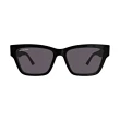 【Balenciaga 巴黎世家】薄板輕巧膠框太陽眼鏡(BB0307SA-001 BALENCIAGA LOGO)
