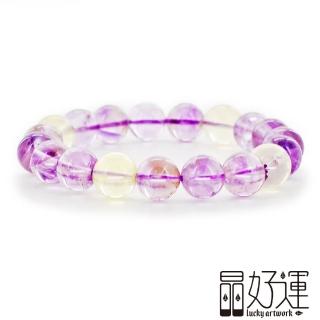 【晶好運】紫黃晶10mm天然能量手串/給人勇氣與力量/成人款系列(BB-320/現貨)