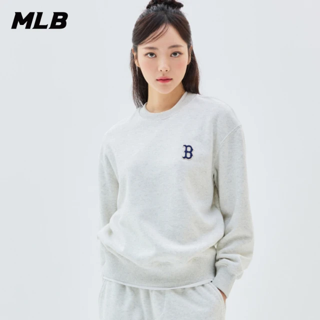 MLB 小Logo運動褲 休閒長褲 波士頓紅襪隊(3APTB