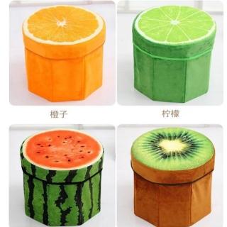 【May Shop】創意模擬水果收納盒凳子(多款選擇)