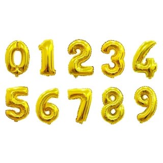 【橘魔法】數字鋁膜充氣氣球 可重複使用(氣球 場地布置 兒童房 活動派對 派對 慶生  PARTY)
