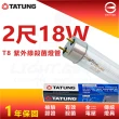 【TATUNG 大同】T8 紫外線燈管 殺菌燈管 18w 2呎(4入組)