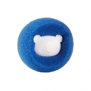 雙材質熊熊洗衣機增潔除毛洗衣球 增加去污力減少纏繞(6入)