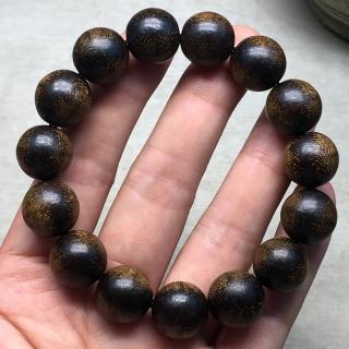 【桃花源創意工坊】鶯歌綠棋楠沉香手鍊1.4(手鍊)