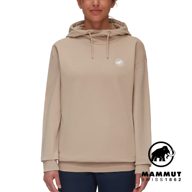 Mammut 長毛象 Mammut ML Hoody W Original 機能休閒長袖帽T 女款 薩凡納褐 #1014-05330