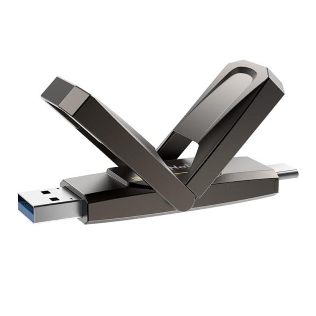 Netac 1TB TypeC/USB 3.2 雙用介面 極速550MB/s 固態隨身碟(台灣公司貨  原廠5年保固)