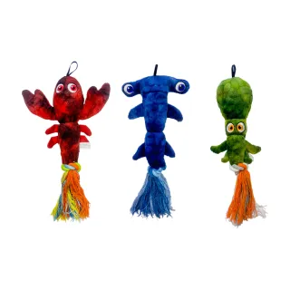 【Phoenix 菲尼斯】耐咬棉繩狗玩具夾心系列(狗玩具 耐咬玩具 寵物玩具)