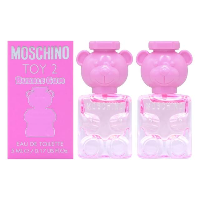 【MOSCHINO】莫斯奇諾 泡泡熊女性淡香水 5ml 小香*2入組(專櫃公司貨)