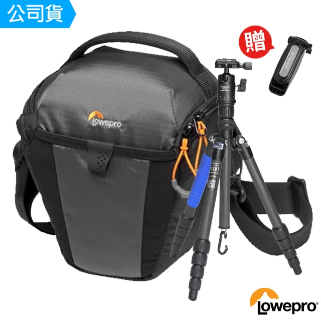 Lowepro 羅普 Toploader Photo Active TLZ 45 AW＋KN225C+KB25 碳纖維旅遊三腳架套組(總代理公司貨)