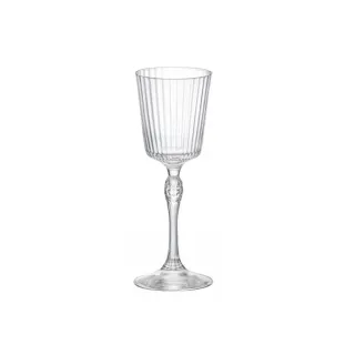 【Bormioli Rocco】雕紋調酒高腳杯 80ml 1入 美式復古系列(調酒杯 高腳杯 玻璃杯)
