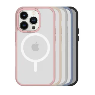 【TOYSELECT】iPhone 13 Pro Max 6.7吋 BLAC Aurora極光霧透 MagSafe iPhone手機殼