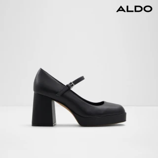 【ALDO】TROWE-現代甜美氛圍瑪莉珍鞋-女鞋(黑色)