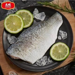 【大成】臺灣國產金目鱸魚150-200g／包︱單包組︱大成食品(海鮮水產 清蒸 乾煎 無刺)