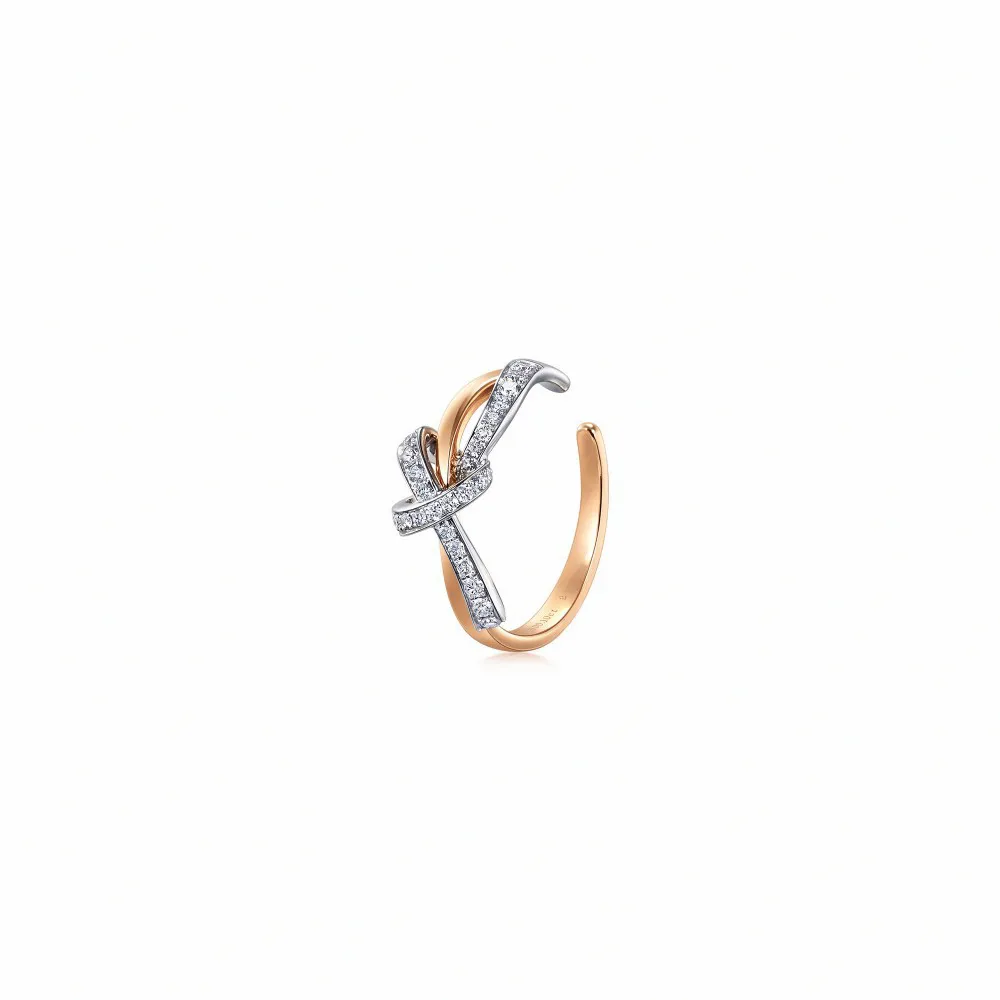 【PROMESSA】10分 同心系列 18K金鑽石耳環(單隻)