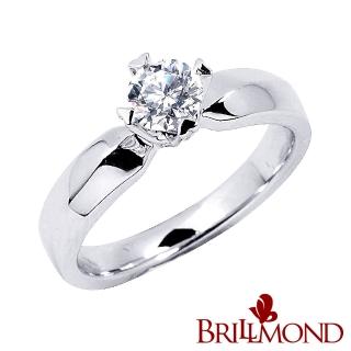 【BRILLMOND JEWELRY】GIA 天然鑽石 30分 D/VVS1 3EX NONE PT950鉑金 心愛鑽戒(D/VVS1 3EX 無螢光)