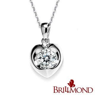 【BRILLMOND JEWELRY】GIA 天然鑽石 30分 D/VVS1 3EX NONE PT950鉑金 心愛鑽墜(D/VVS1 3EX 無螢光)