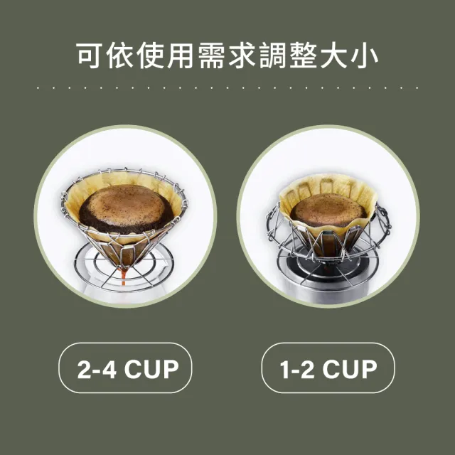【Driver】可摺疊式濾杯-錐型(咖啡濾器 咖啡器具 咖啡濾杯)