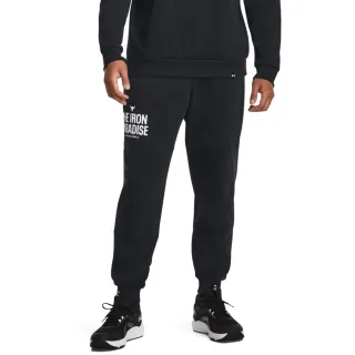 【UNDER ARMOUR】UA 男 Pjt Rock Rival Flc Jogger運動長褲_1380108-001(黑色)