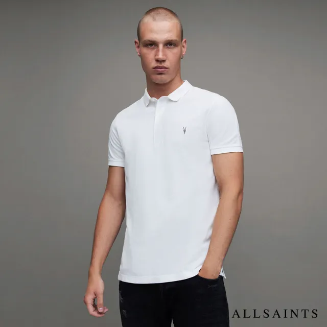 【ALLSAINTS】REFORM 公羊頭骨純棉短袖POLO衫 -多色任選(修身版型)