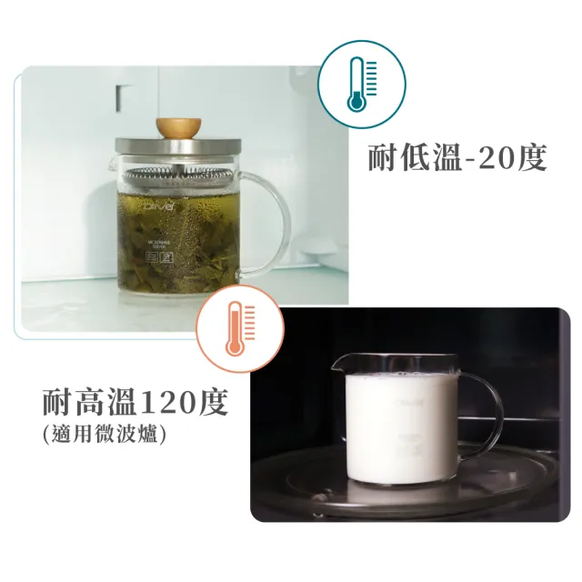 【Driver】冷熱兩用沖茶壺-400ml(高密度濾網有效過濾茶葉及茶渣)
