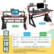 【DE生活】多功能雙層電腦桌-基本款160公分 電競桌 書桌 辦公桌 工作桌(贈層架+主機托)