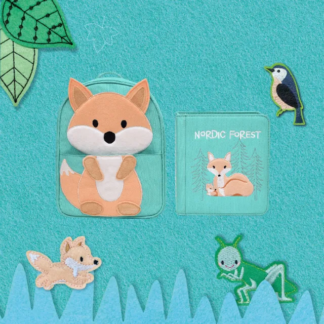 【My First Book】動物冊-北歐森林篇(0-3Y送禮首選 北歐狐狸亮相)